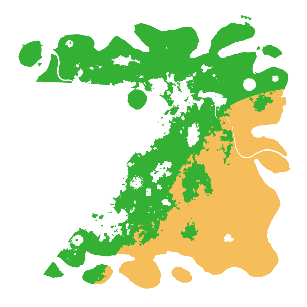 Biome Rust Map: Procedural Map, Size: 4300, Seed: 1758728721