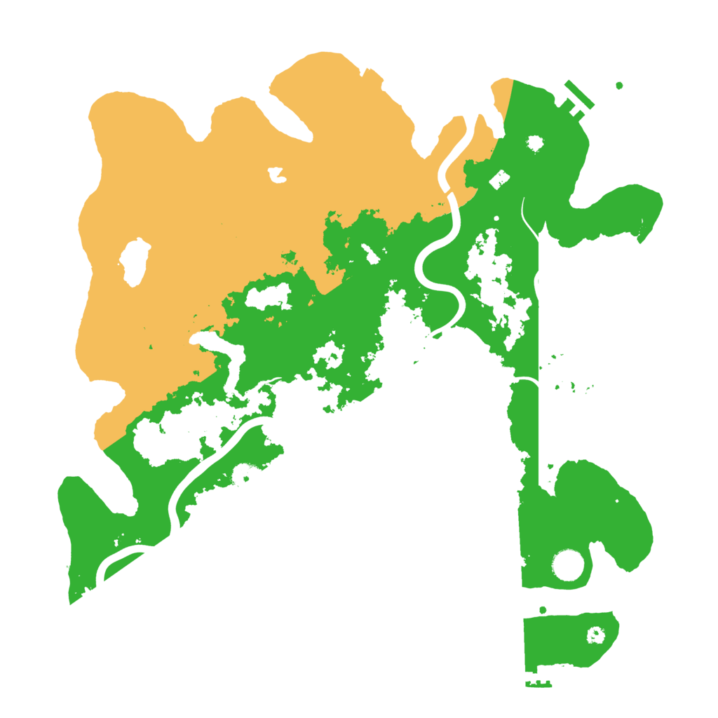 Biome Rust Map: Procedural Map, Size: 4000, Seed: 1878202284