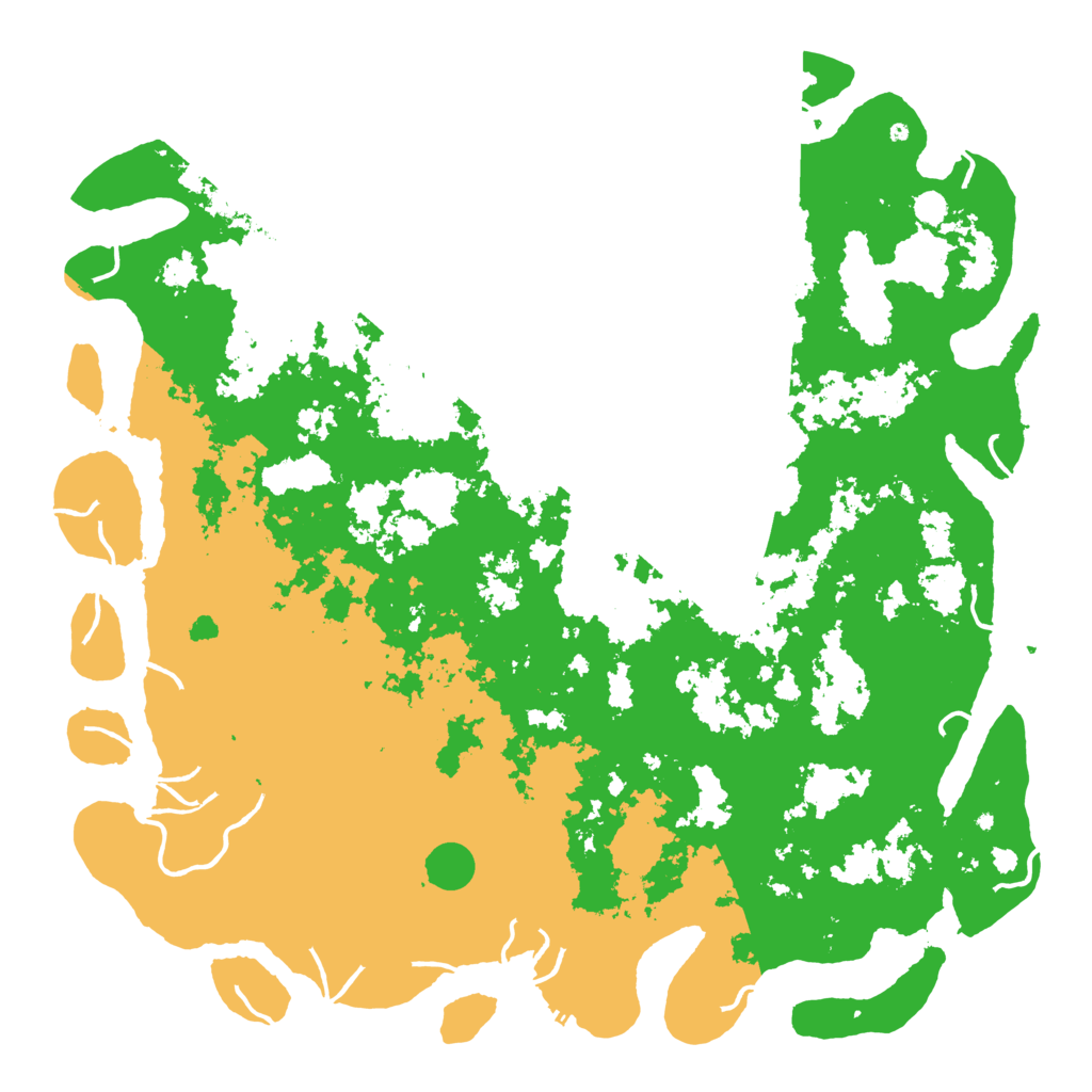 Biome Rust Map: Procedural Map, Size: 6000, Seed: 530586