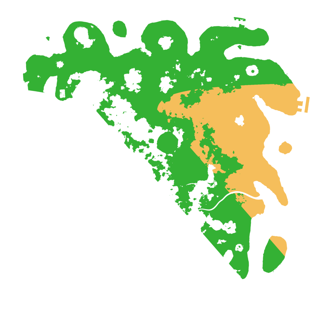Biome Rust Map: Procedural Map, Size: 4000, Seed: 91321