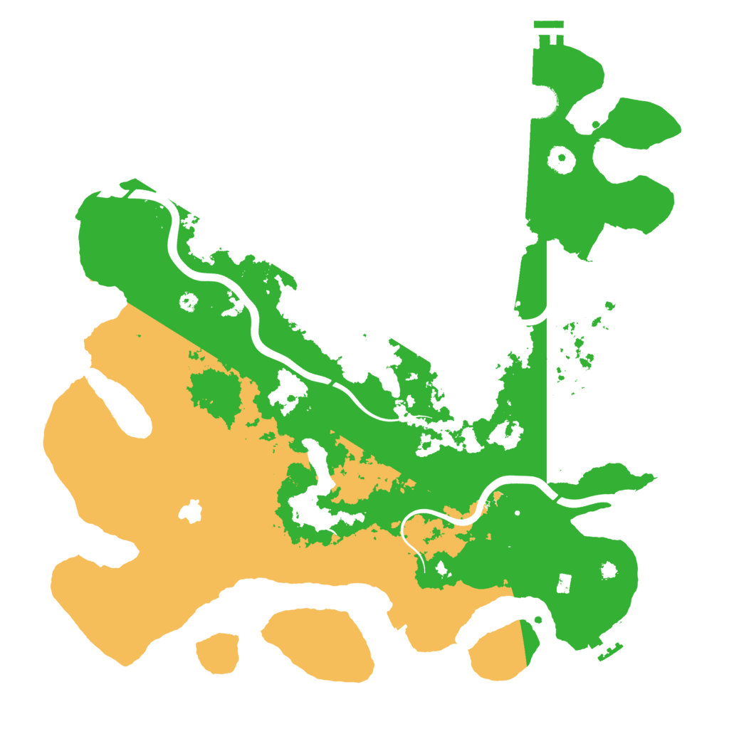 Biome Rust Map: Procedural Map, Size: 4000, Seed: 1584