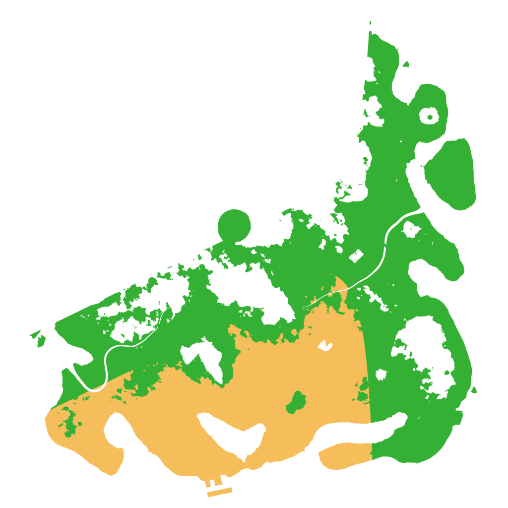 Biome Rust Map: Procedural Map, Size: 4100, Seed: 571074593