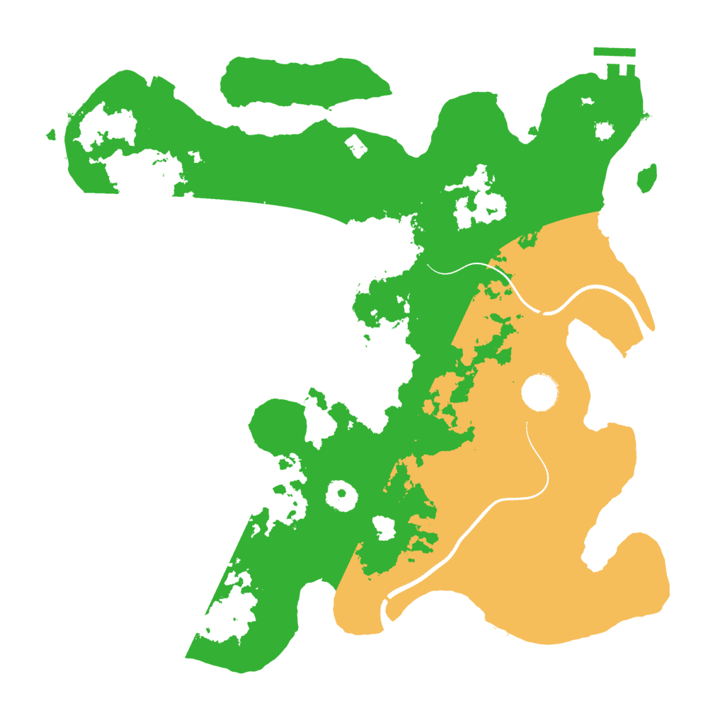 Biome Rust Map: Procedural Map, Size: 3495, Seed: 694206969