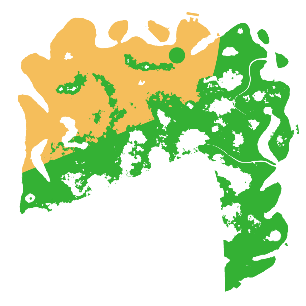 Biome Rust Map: Procedural Map, Size: 5000, Seed: 503602701