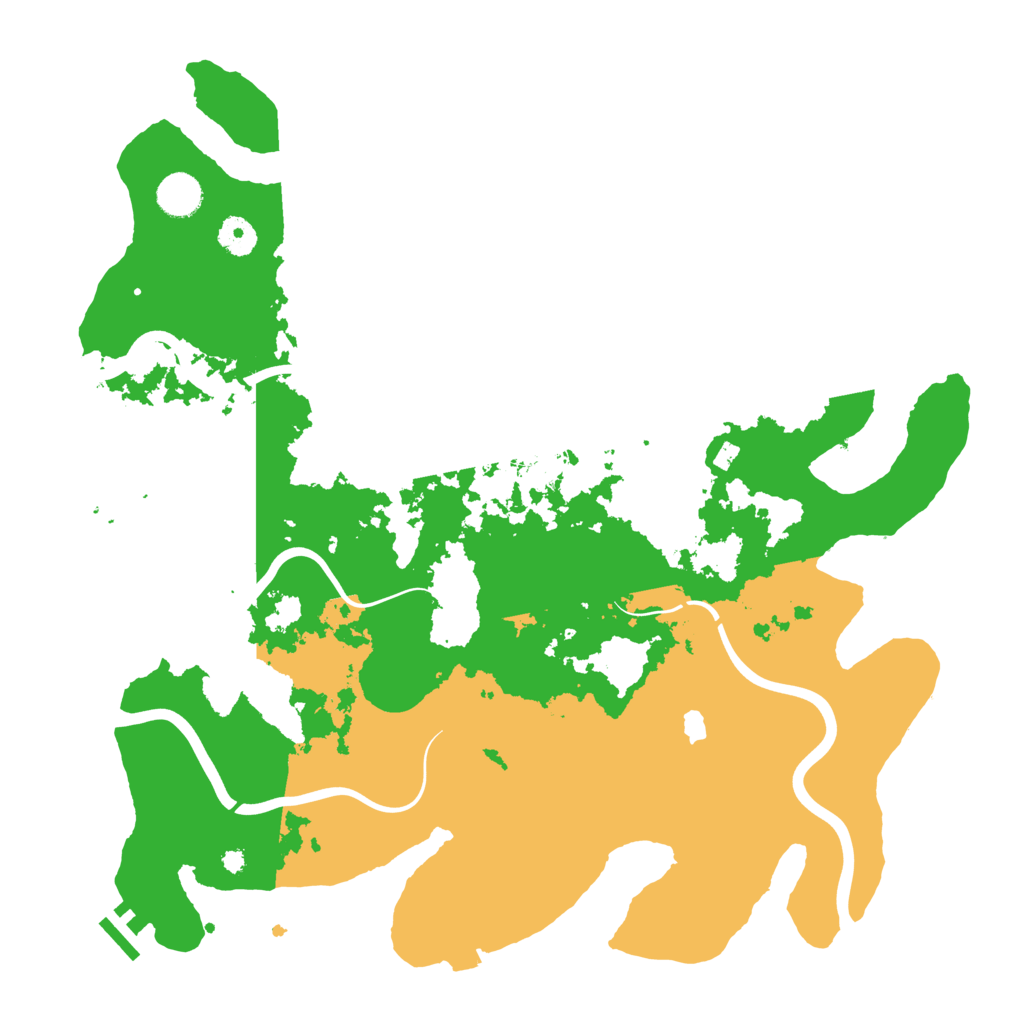 Biome Rust Map: Procedural Map, Size: 4050, Seed: 625543892