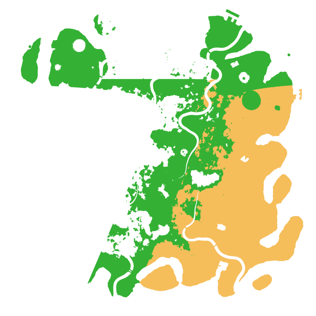 Biome Rust Map: Procedural Map, Size: 4500, Seed: 47327