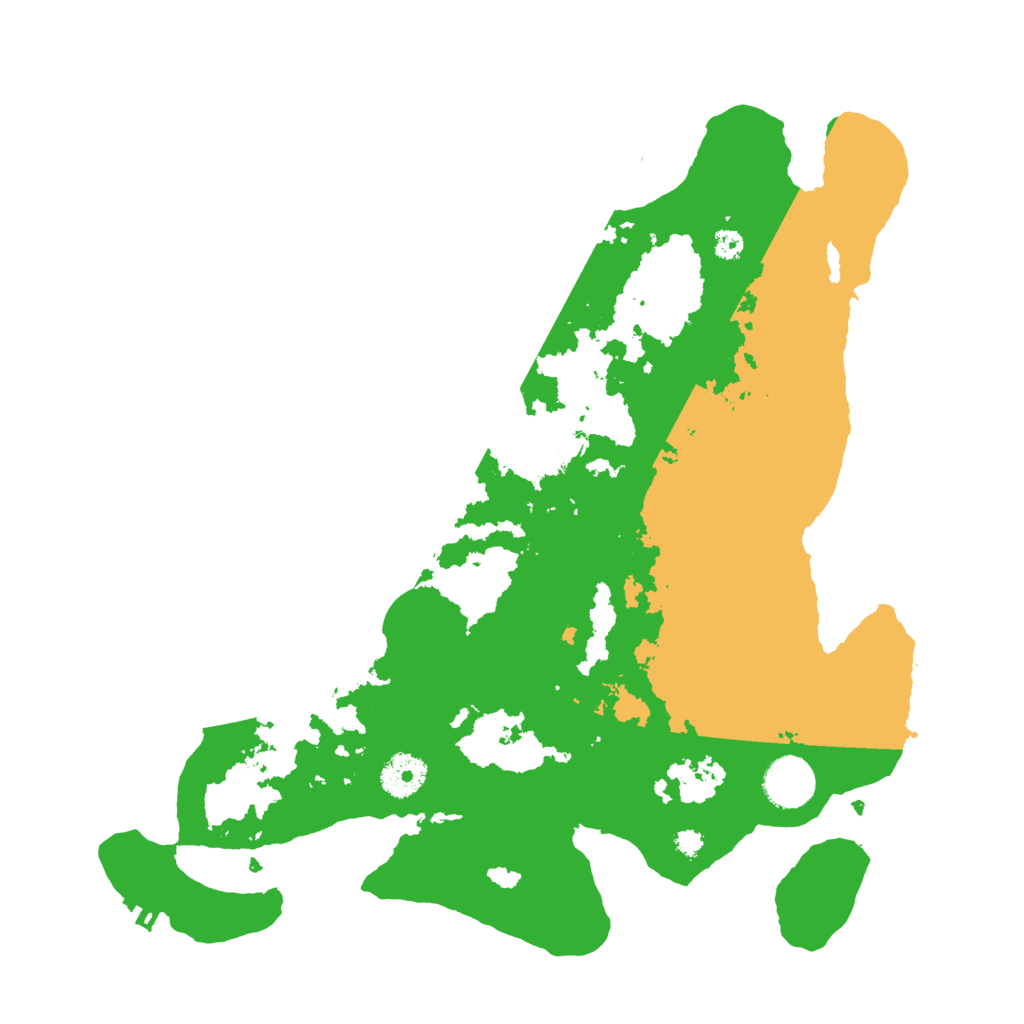 Biome Rust Map: Procedural Map, Size: 3500, Seed: 756613