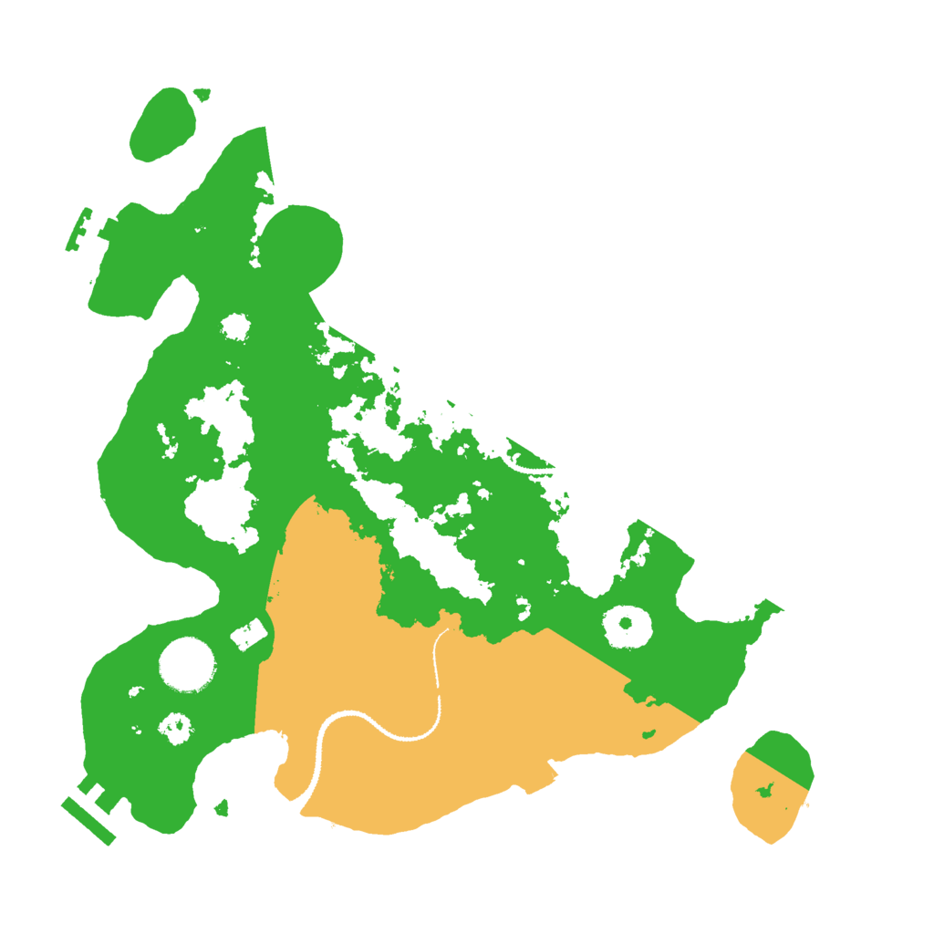 Biome Rust Map: Procedural Map, Size: 3000, Seed: 829004489