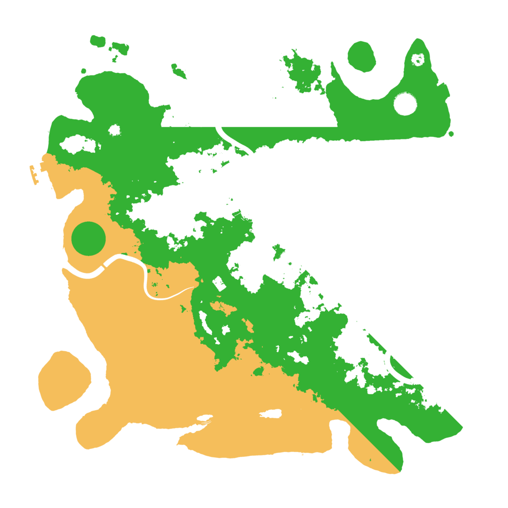 Biome Rust Map: Procedural Map, Size: 3919, Seed: 3808