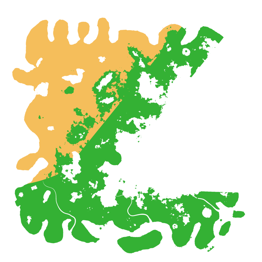 Biome Rust Map: Procedural Map, Size: 5000, Seed: 26177758