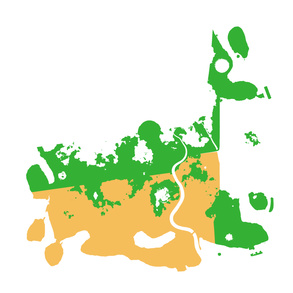 Biome Rust Map: Procedural Map, Size: 3700, Seed: 1254268298