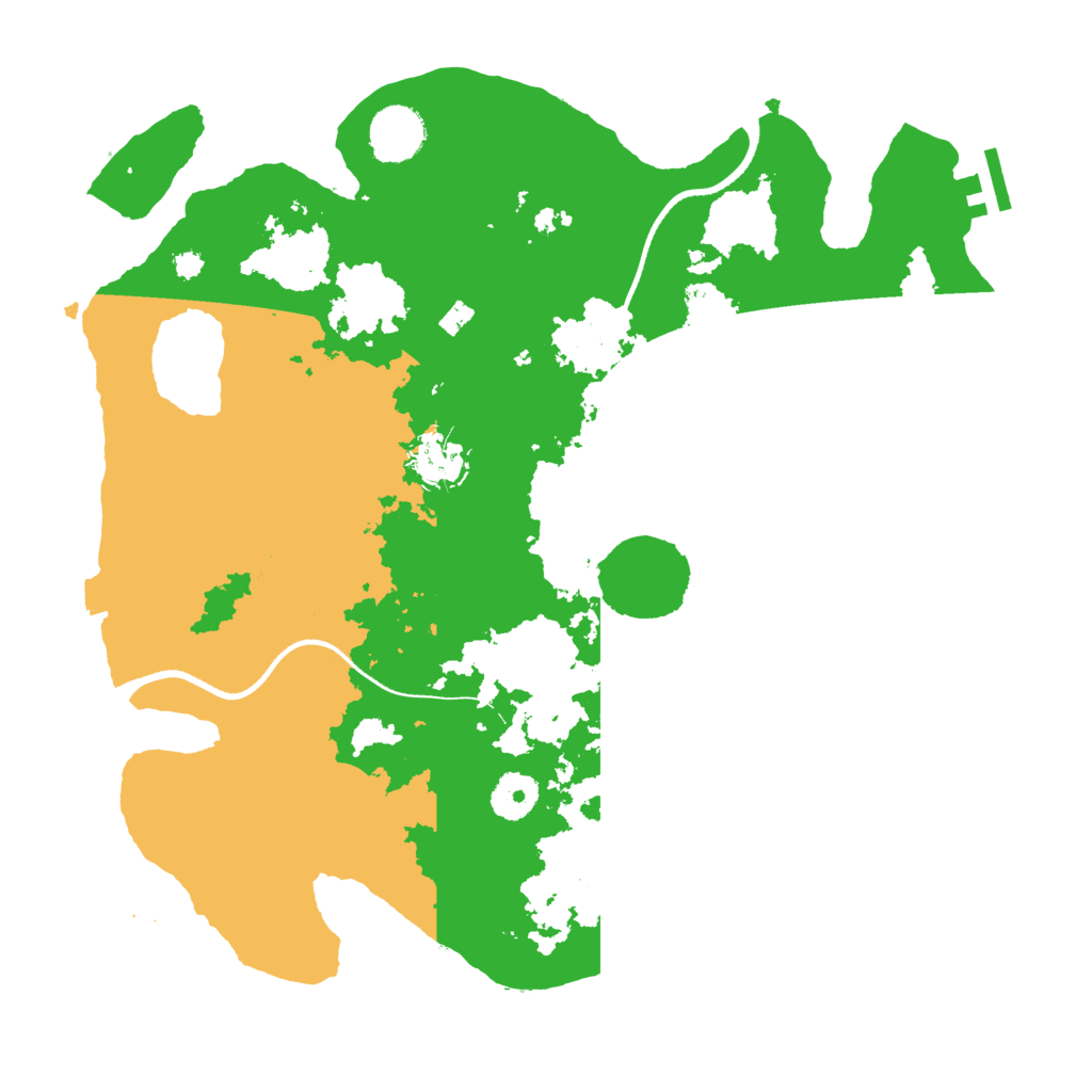 Biome Rust Map: Procedural Map, Size: 3500, Seed: 1222617063