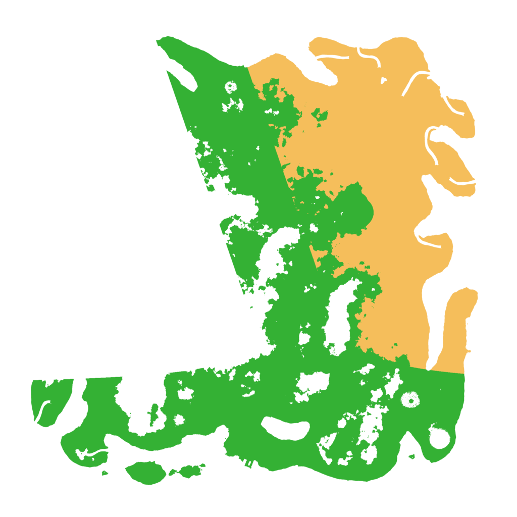 Biome Rust Map: Procedural Map, Size: 4500, Seed: 979132695