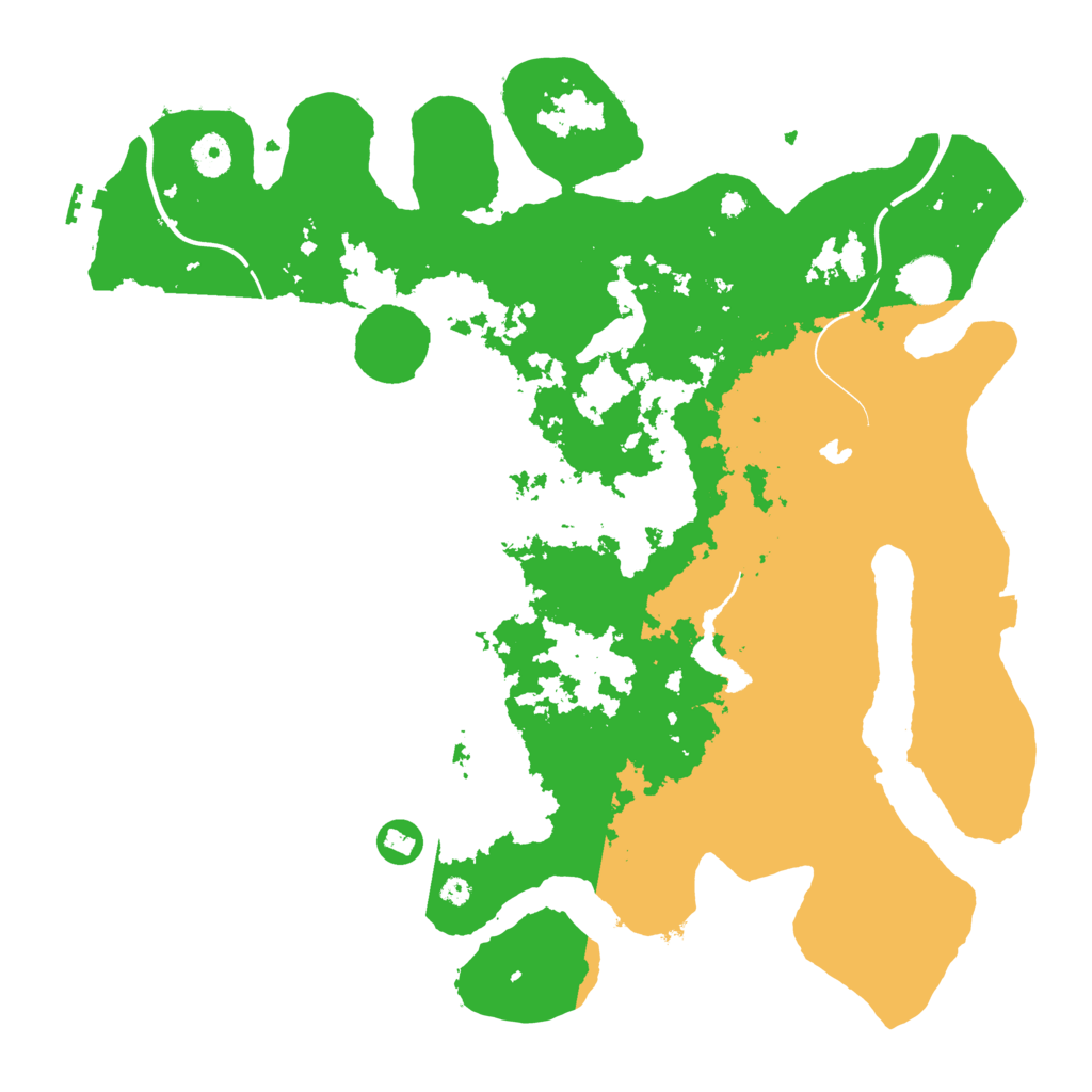 Biome Rust Map: Procedural Map, Size: 4000, Seed: 55754