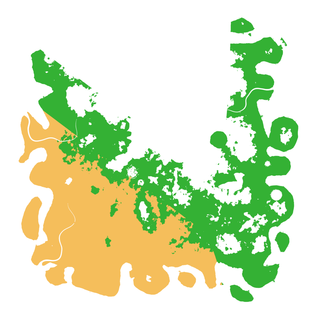 Biome Rust Map: Procedural Map, Size: 5000, Seed: 60408594