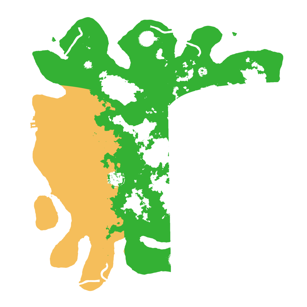 Biome Rust Map: Procedural Map, Size: 3500, Seed: 959894556