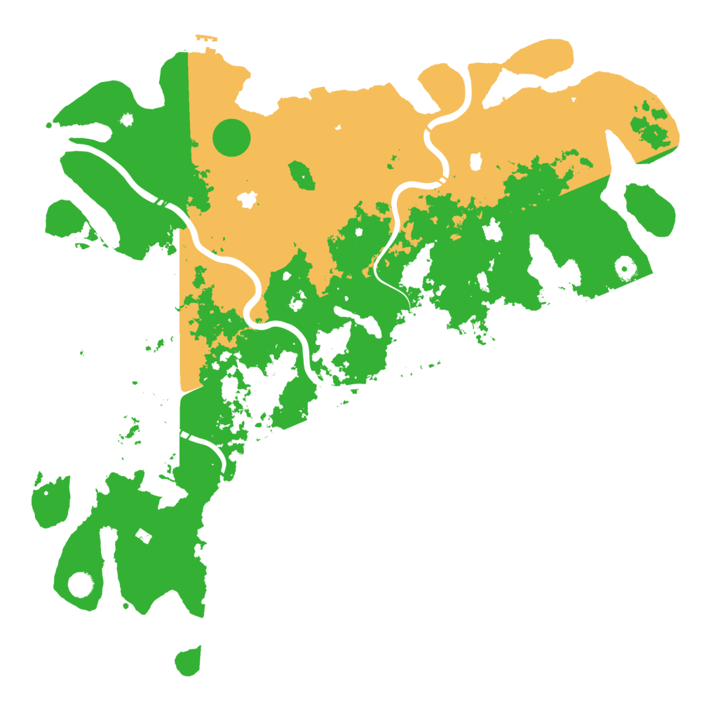 Biome Rust Map: Procedural Map, Size: 5000, Seed: 2137992010