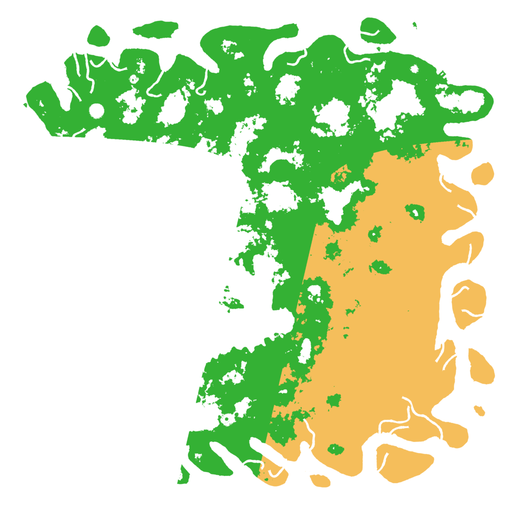 Biome Rust Map: Procedural Map, Size: 6000, Seed: 1383091394