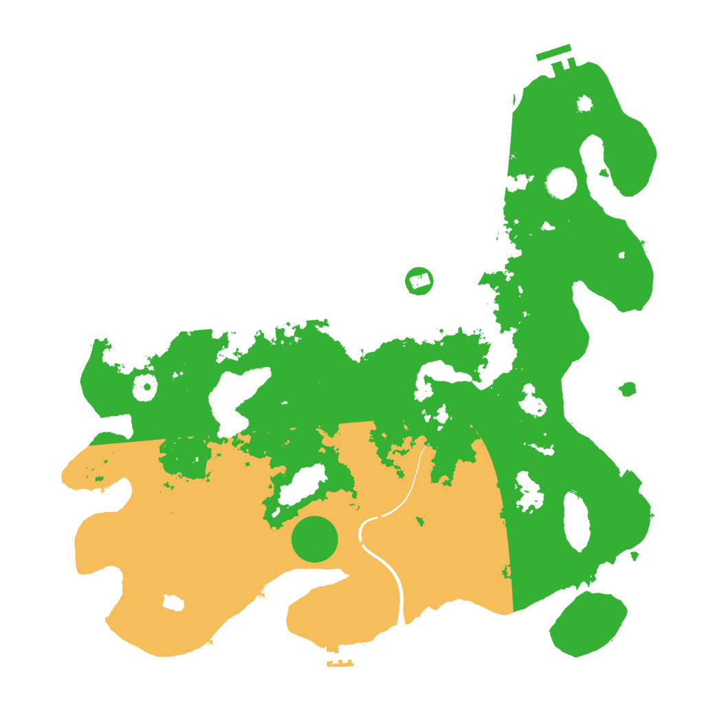 Biome Rust Map: Procedural Map, Size: 4000, Seed: 365660