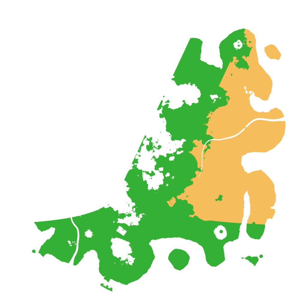 Biome Rust Map: Procedural Map, Size: 3500, Seed: 1662102638