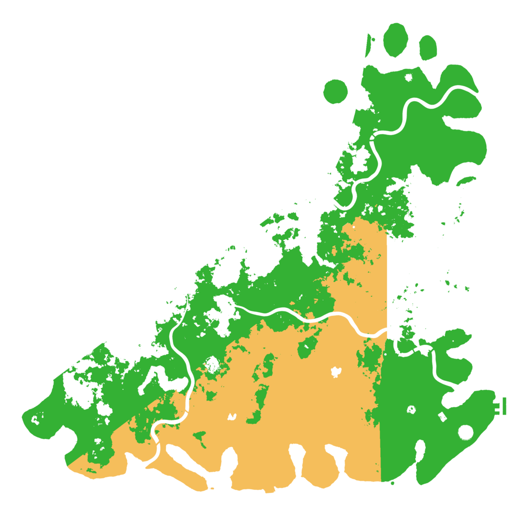 Biome Rust Map: Procedural Map, Size: 6000, Seed: 69959