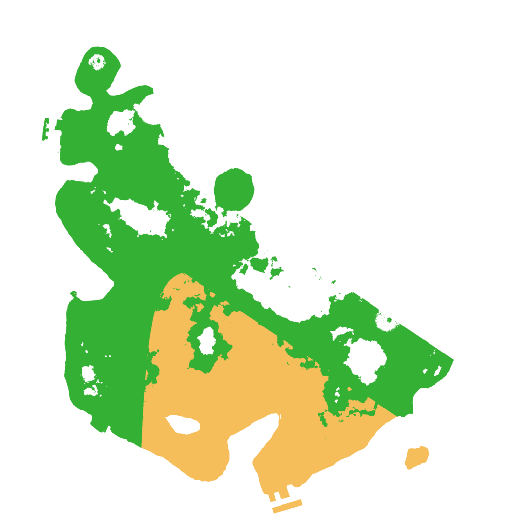 Biome Rust Map: Procedural Map, Size: 3500, Seed: 5512312