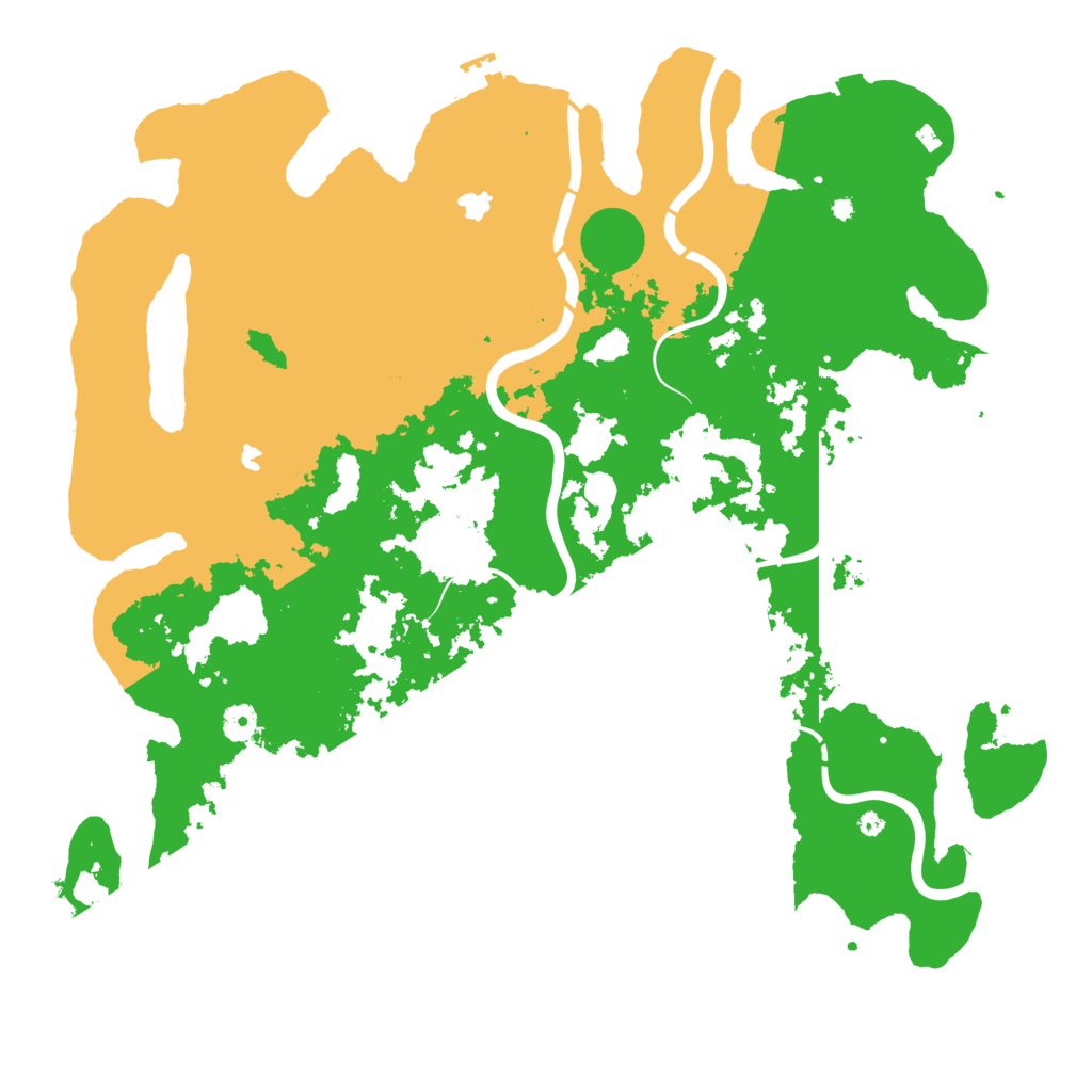 Biome Rust Map: Procedural Map, Size: 4500, Seed: 894399389