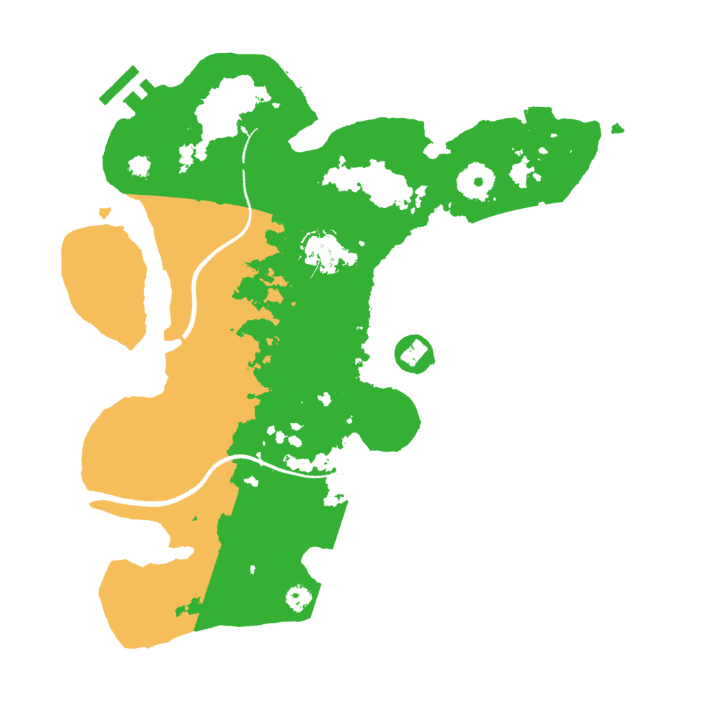 Biome Rust Map: Procedural Map, Size: 3000, Seed: 1612415450