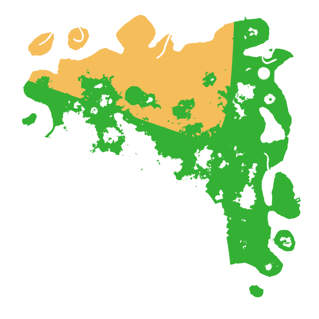Biome Rust Map: Procedural Map, Size: 4600, Seed: 409806138