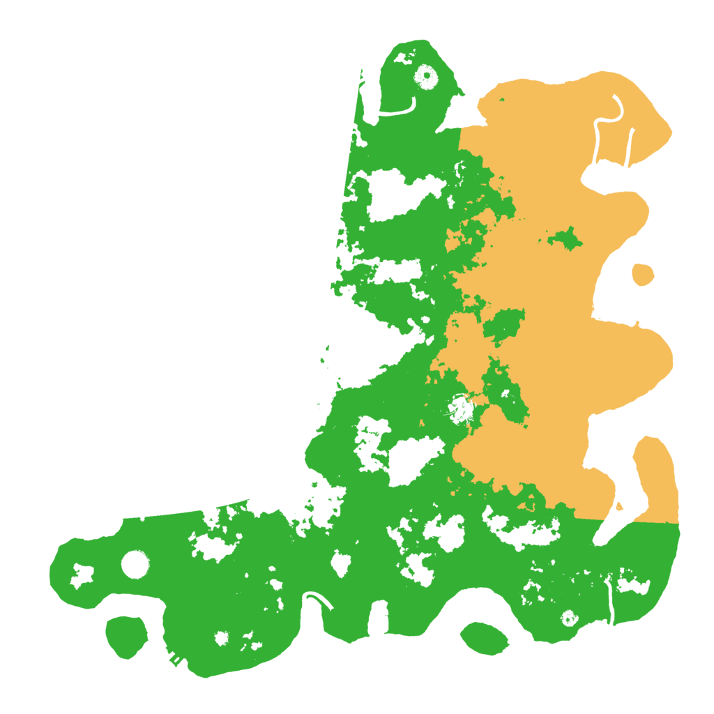 Biome Rust Map: Procedural Map, Size: 4500, Seed: 762801291