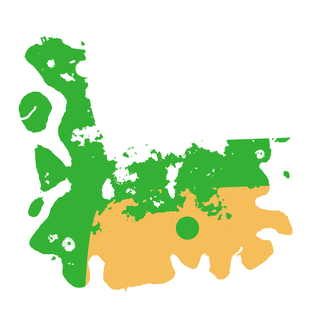 Biome Rust Map: Procedural Map, Size: 3600, Seed: 4739292