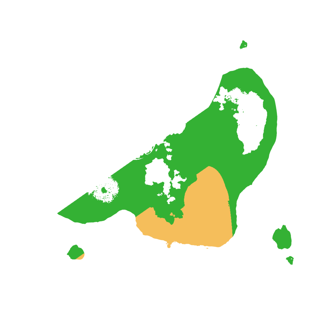 Biome Rust Map: Procedural Map, Size: 2000, Seed: 12310