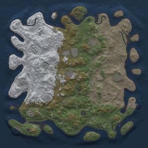 Thumbnail Rust Map: Procedural Map, Size: 4500, Seed: 1783963799, 20 Monuments