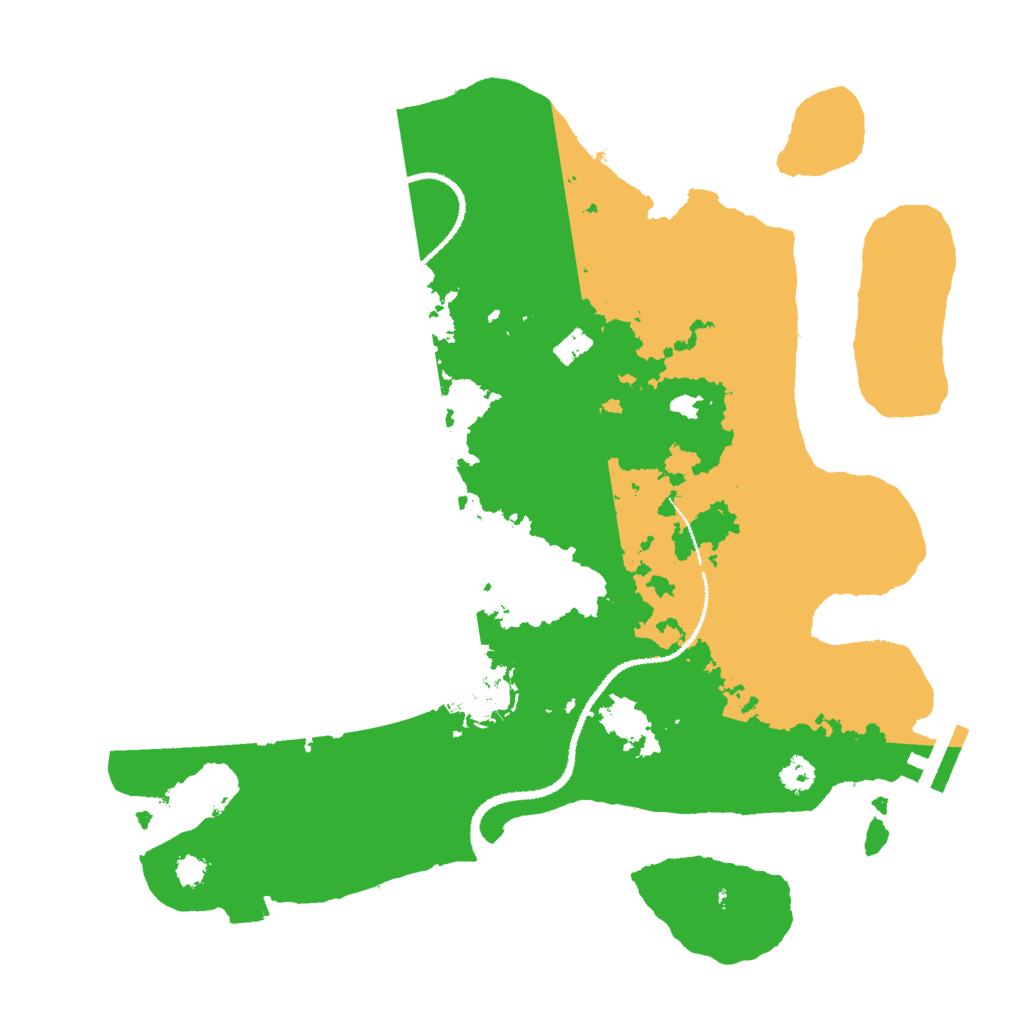 Biome Rust Map: Procedural Map, Size: 3000, Seed: 561742578