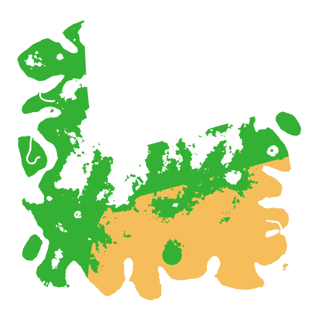 Biome Rust Map: Procedural Map, Size: 4300, Seed: 123412