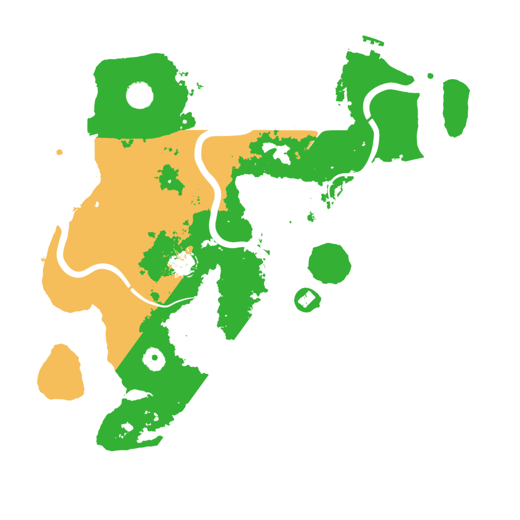 Biome Rust Map: Procedural Map, Size: 3500, Seed: 88556624