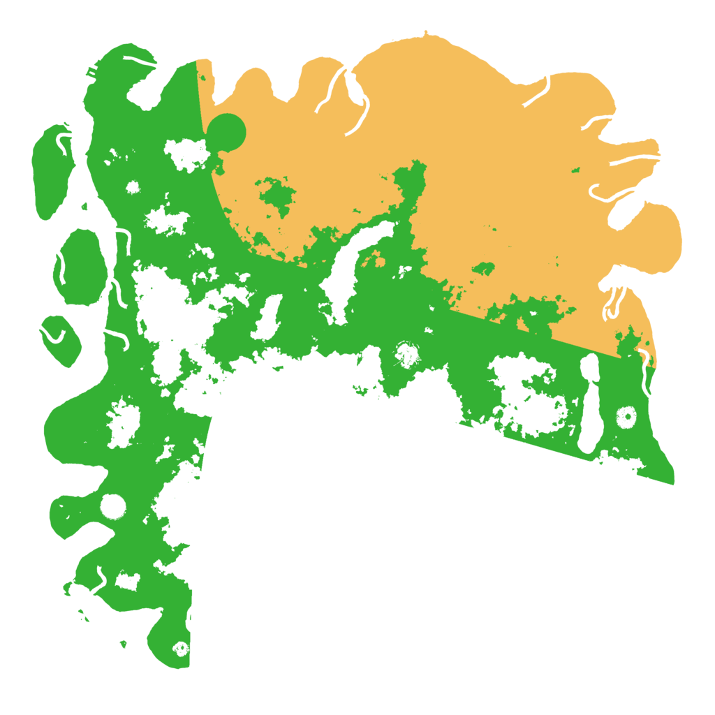 Biome Rust Map: Procedural Map, Size: 5000, Seed: 76557