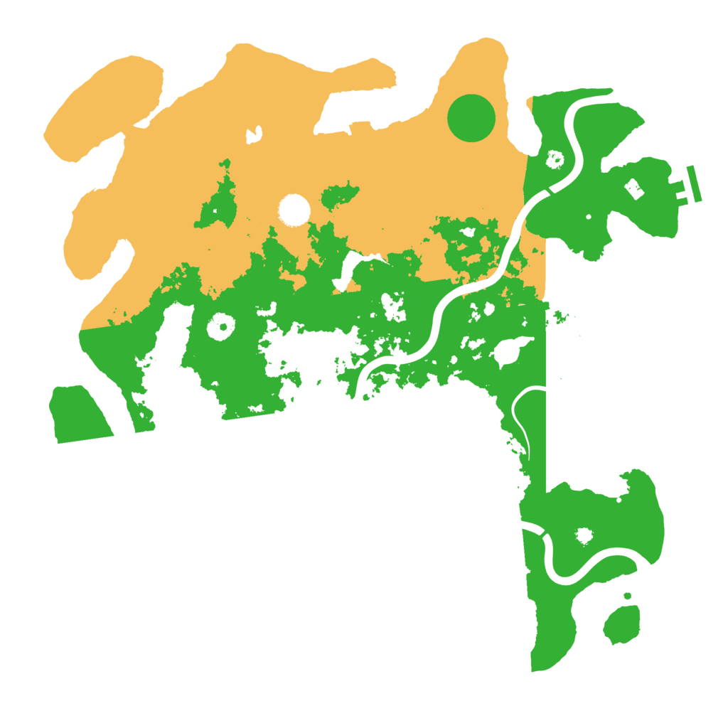 Biome Rust Map: Procedural Map, Size: 4000, Seed: 212145