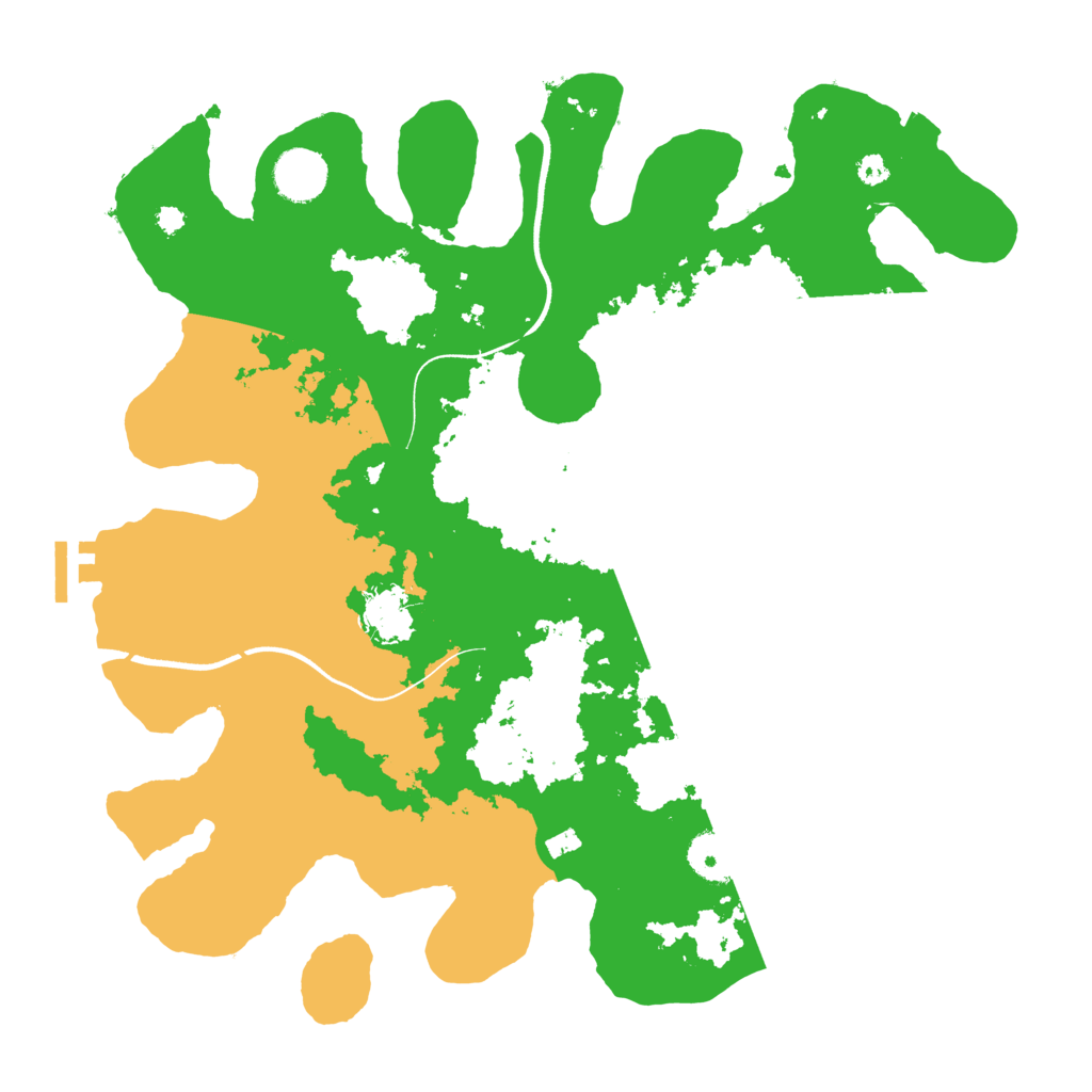 Biome Rust Map: Procedural Map, Size: 3600, Seed: 483929666
