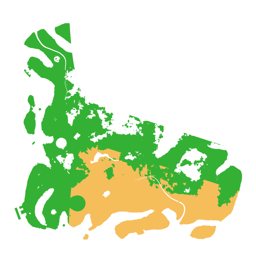 Biome Rust Map: Procedural Map, Size: 4250, Seed: 34723770