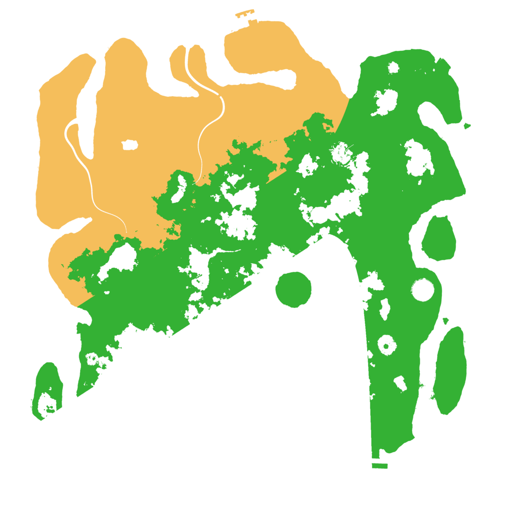 Biome Rust Map: Procedural Map, Size: 4000, Seed: 894399389