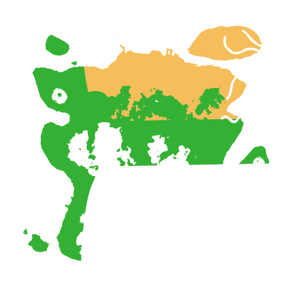 Biome Rust Map: Procedural Map, Size: 3000, Seed: 667733