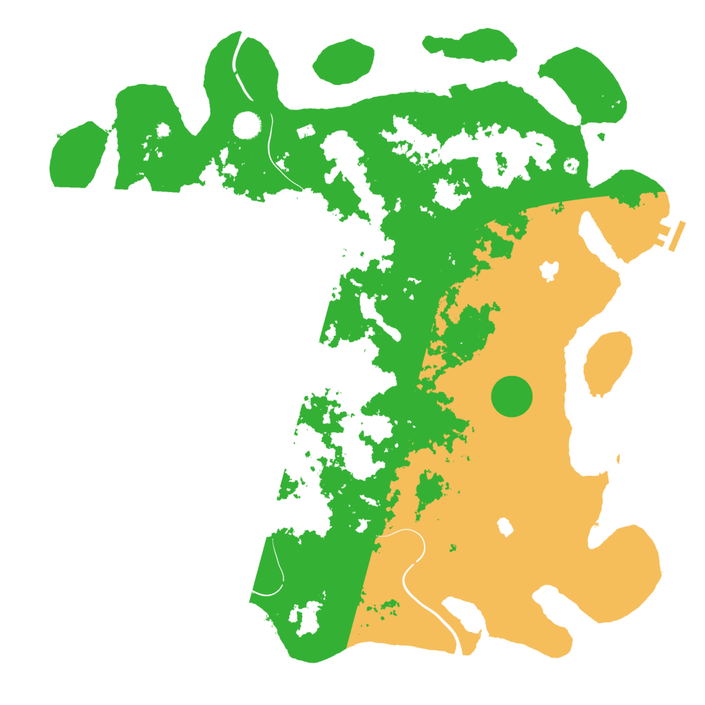 Biome Rust Map: Procedural Map, Size: 4500, Seed: 324578
