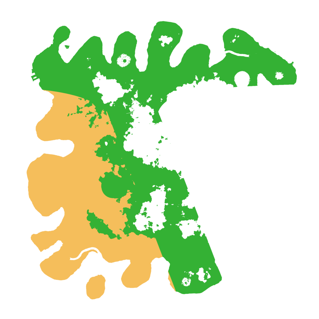 Biome Rust Map: Procedural Map, Size: 3700, Seed: 483929666