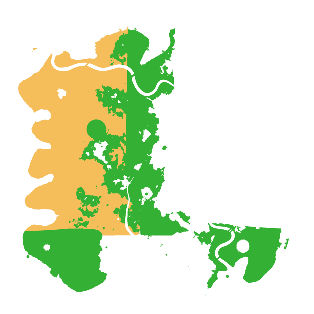 Biome Rust Map: Procedural Map, Size: 4250, Seed: 116661395