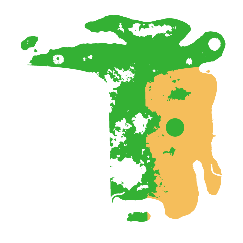 Biome Rust Map: Procedural Map, Size: 3500, Seed: 672086364