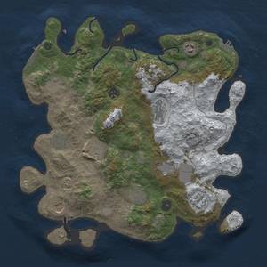 Thumbnail Rust Map: Procedural Map, Size: 3700, Seed: 49808130, 19 Monuments