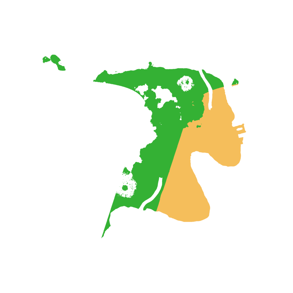 Biome Rust Map: Procedural Map, Size: 2000, Seed: 6523587