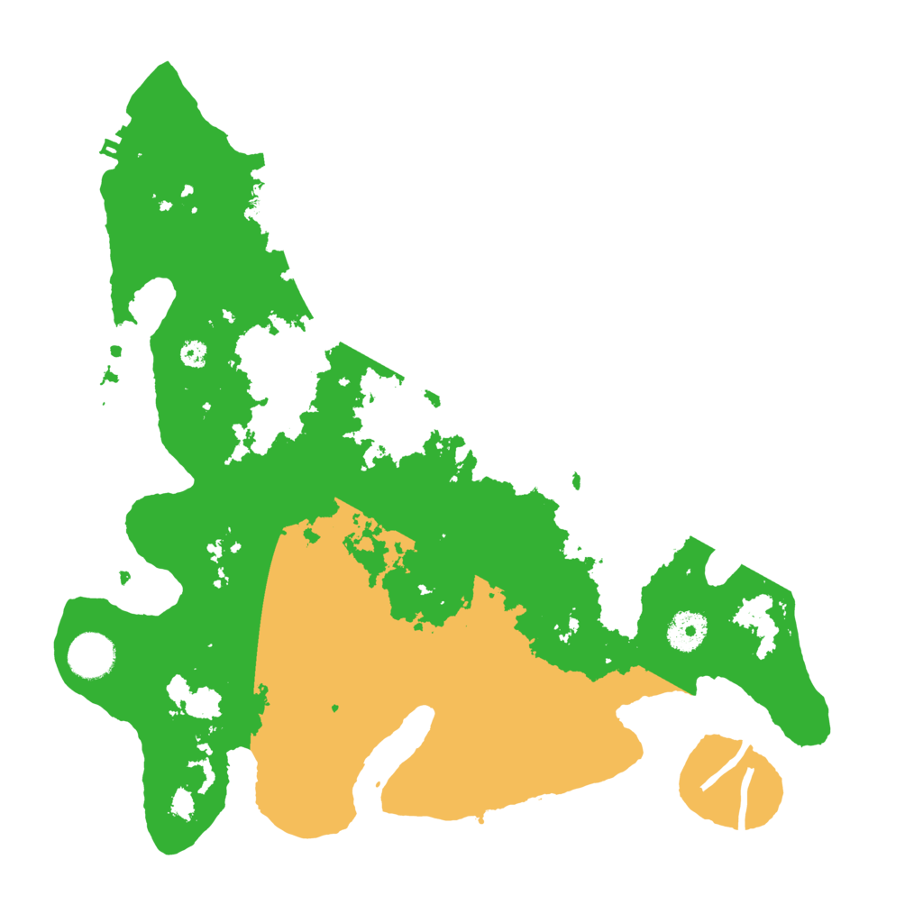 Biome Rust Map: Procedural Map, Size: 3500, Seed: 108934244