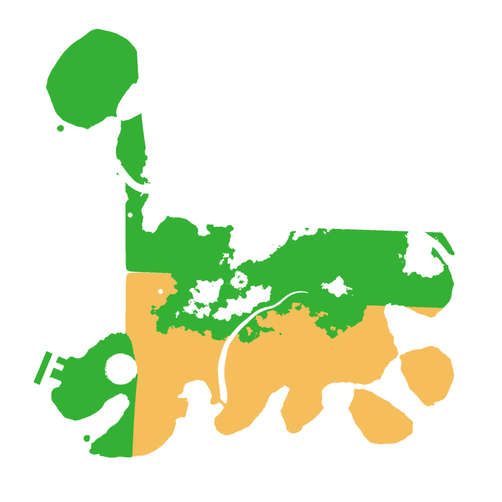 Biome Rust Map: Procedural Map, Size: 3000, Seed: 1066732916